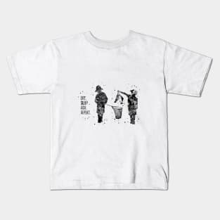 Fishing boy Kids T-Shirt